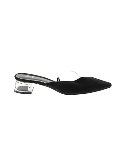 Pre-owned Zara Mule/clog In Black