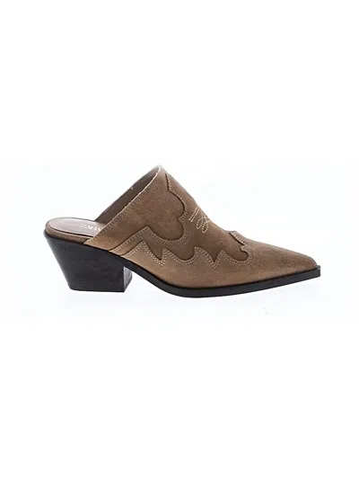 Pre-owned Zara Mule/clog In Brown