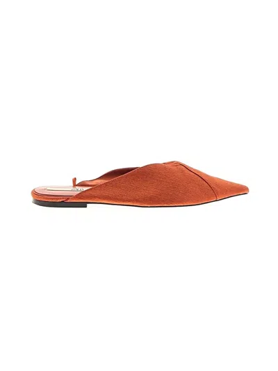 Pre-owned Zara Mule/clog In Orange
