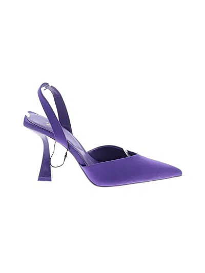 Pre-owned Zara Mule/clog In Purple