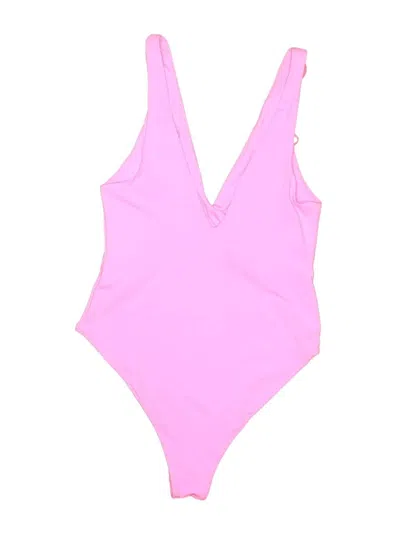 Pre-owned Zara One Piece Swimsuit In Pink