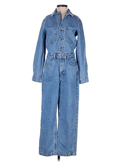 Pre-owned Zara Overalls In Blue