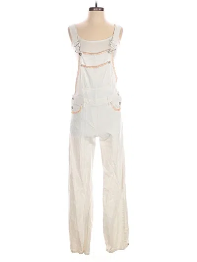 Pre-owned Zara Overalls In Ivory
