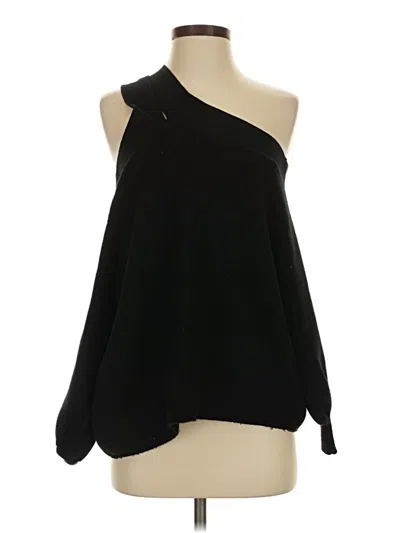 Pre-owned Zara Poncho In Black