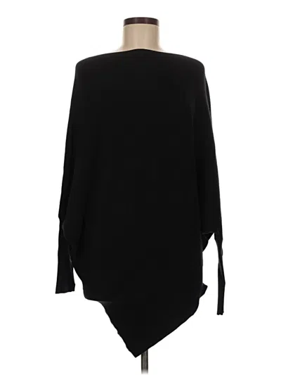 Pre-owned Zara Poncho In Black