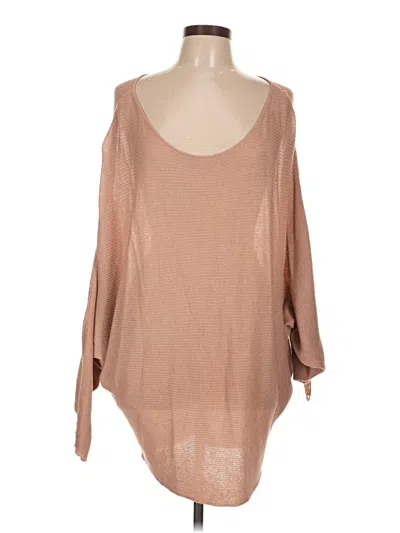 Pre-owned Zara Poncho In Brown