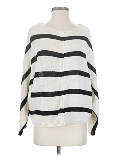 Pre-owned Zara Poncho In White