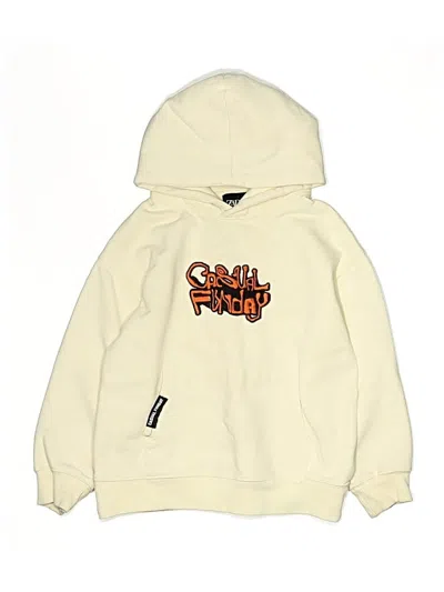 Pre-owned Zara Kids' Pullover Hoodie In Ivory