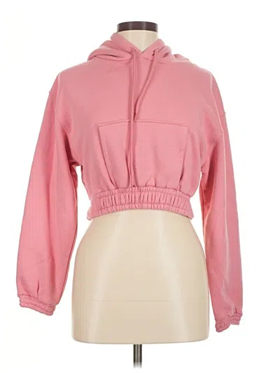 Pre-owned Zara Pullover Hoodie In Pink