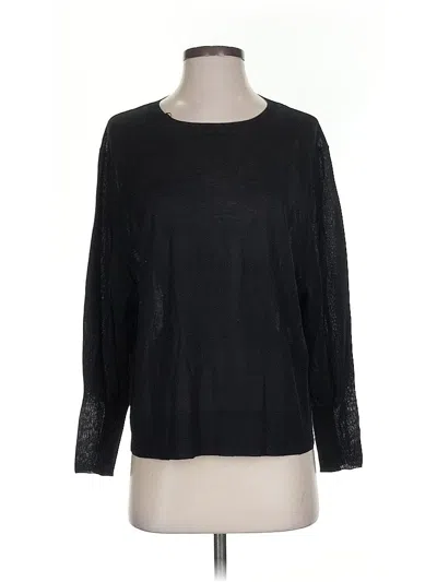 Pre-owned Zara Pullover Sweater In Black
