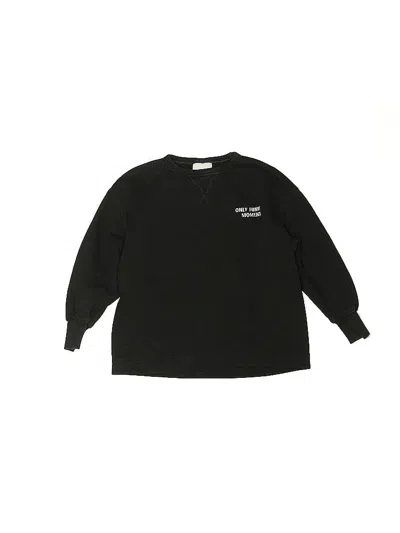 Pre-owned Zara Kids' Pullover Sweater In Black