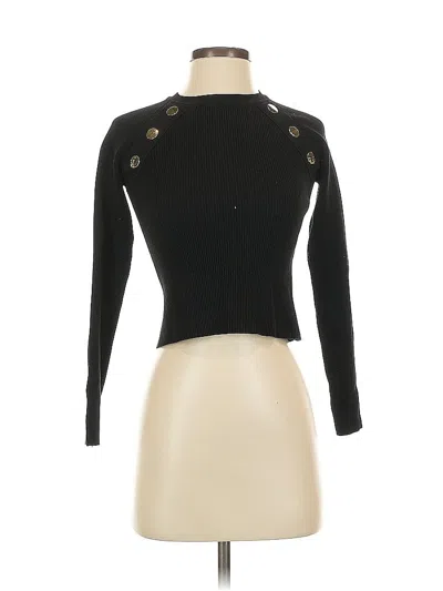 Pre-owned Zara Pullover Sweater In Black