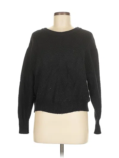 Pre-owned Zara Pullover Sweater In Black