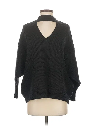 Pre-owned Zara Pullover Sweater In Black