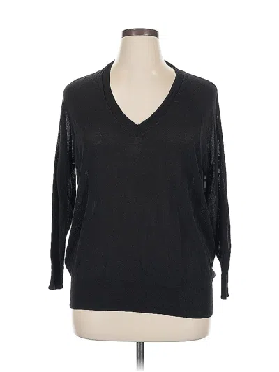 Pre-owned Zara Pullover Sweater In Black