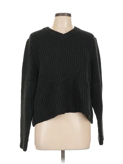 Pre-owned Zara Pullover Sweater In Black