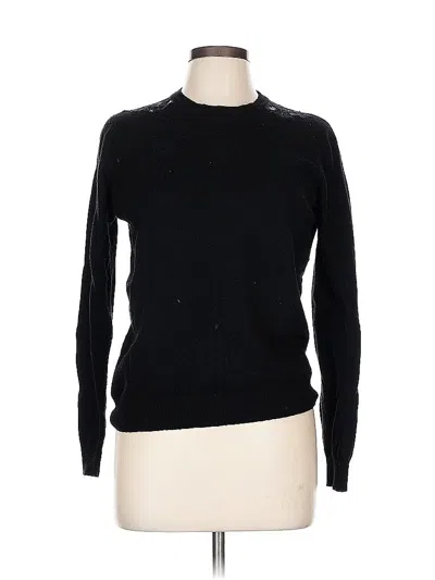 Pre-owned Zara Pullover Sweater In Black