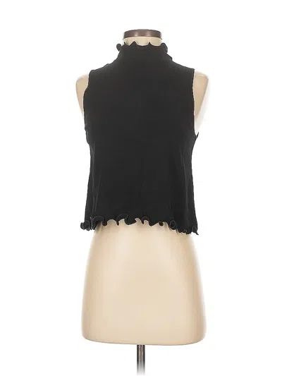 Pre-owned Zara Pullover Sweater In Black