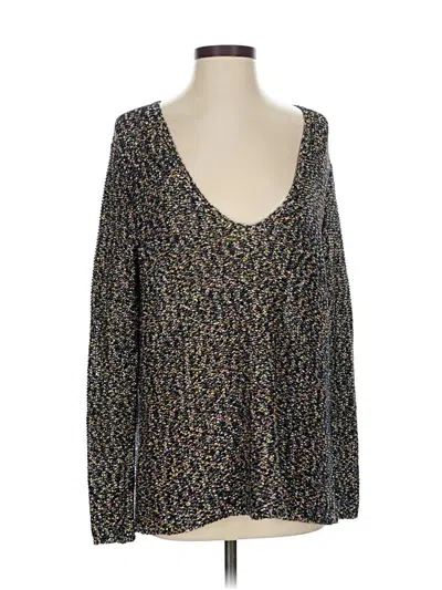 Pre-owned Zara Pullover Sweater In Black