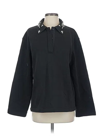 Pre-owned Zara Pullover Sweater In Black