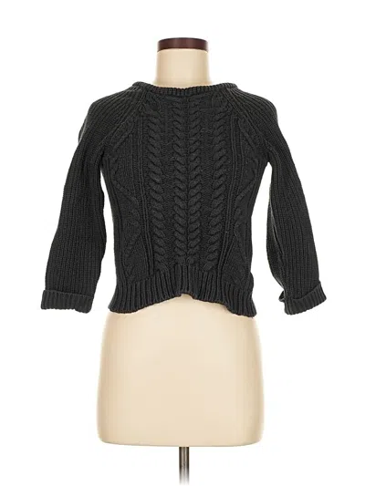 Pre-owned Zara Pullover Sweater In Black