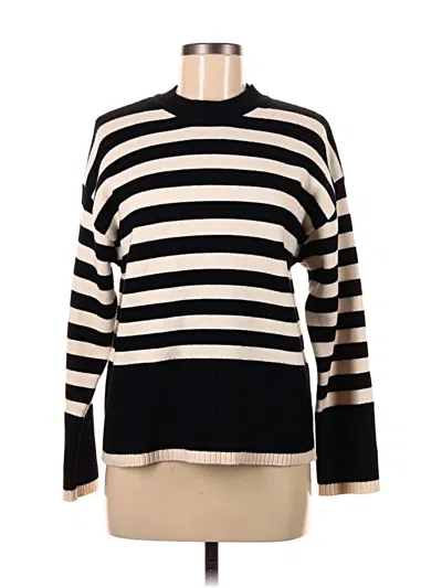 Pre-owned Zara Pullover Sweater In Black