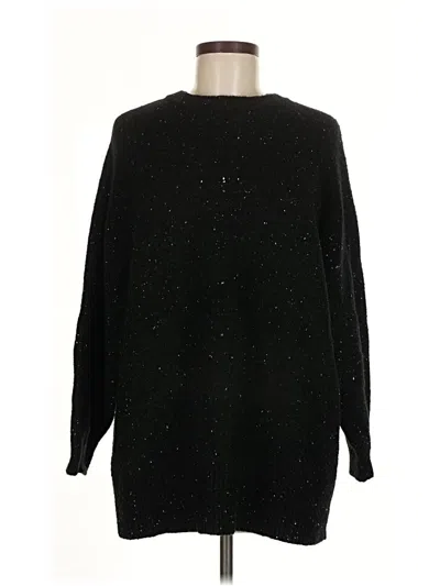 Pre-owned Zara Pullover Sweater In Black