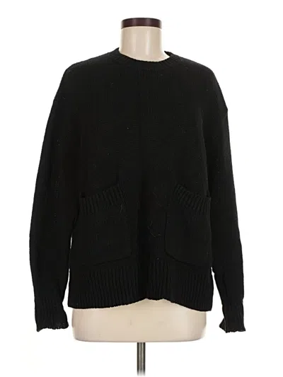 Pre-owned Zara Pullover Sweater In Black