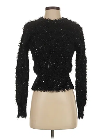 Pre-owned Zara Pullover Sweater In Black