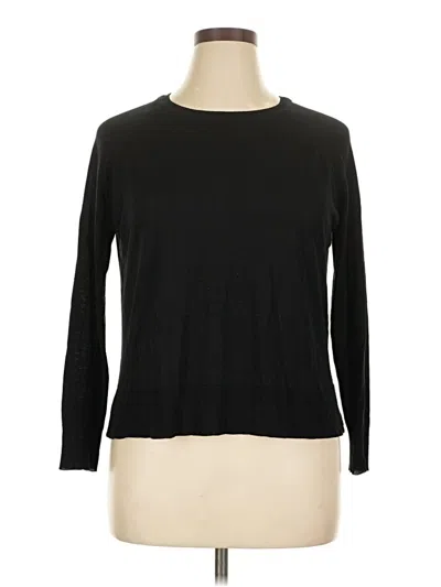 Pre-owned Zara Pullover Sweater In Black