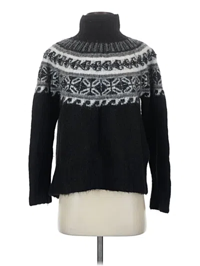 Pre-owned Zara Pullover Sweater In Black