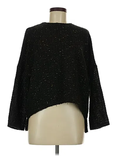 Pre-owned Zara Pullover Sweater In Black