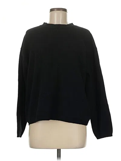 Pre-owned Zara Pullover Sweater In Black