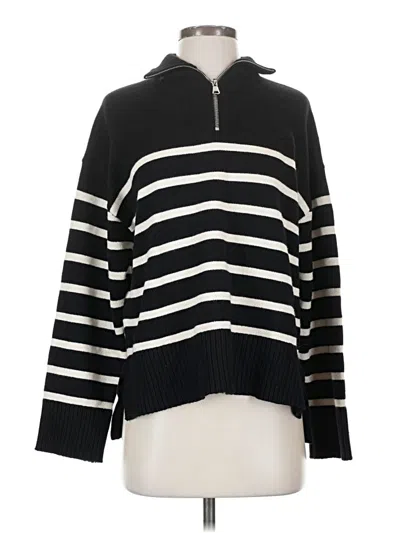 Pre-owned Zara Pullover Sweater In Black