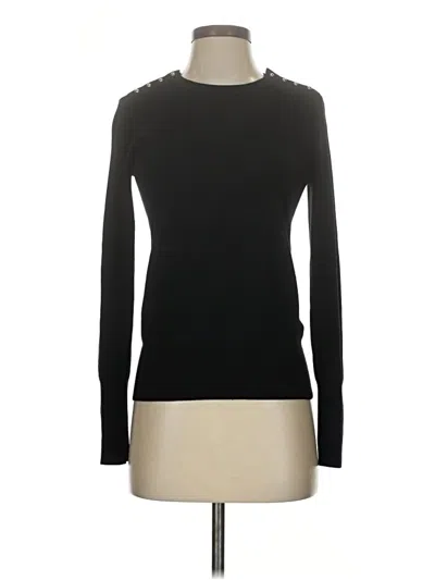 Pre-owned Zara Pullover Sweater In Black