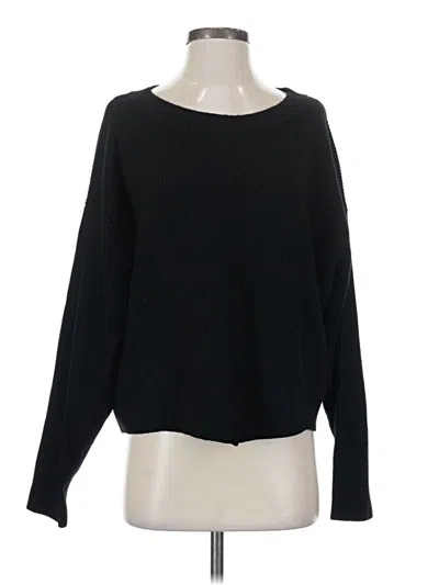 Pre-owned Zara Pullover Sweater In Black
