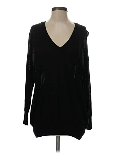 Pre-owned Zara Pullover Sweater In Black