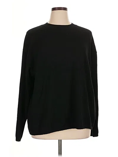 Pre-owned Zara Pullover Sweater In Black