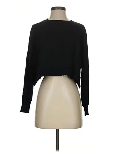 Pre-owned Zara Pullover Sweater In Black