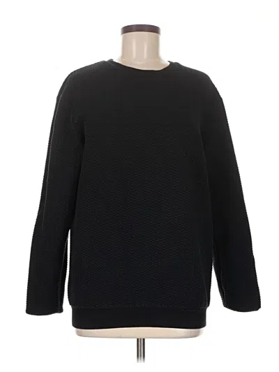 Pre-owned Zara Pullover Sweater In Black