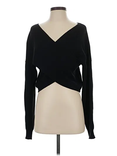 Pre-owned Zara Pullover Sweater In Black