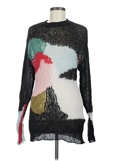 Pre-owned Zara Pullover Sweater In Black
