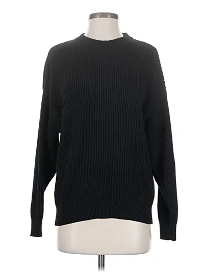 Pre-owned Zara Pullover Sweater In Black
