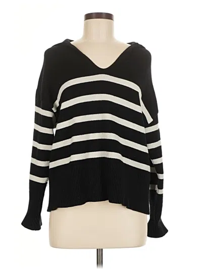 Pre-owned Zara Pullover Sweater In Black