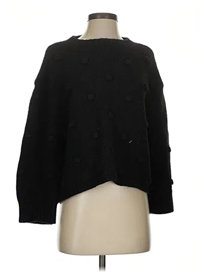 Pre-owned Zara Pullover Sweater In Black