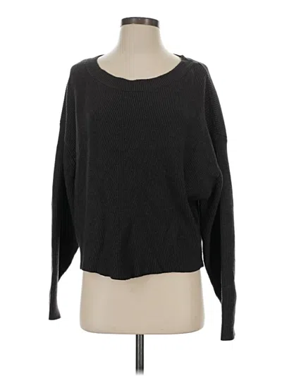 Pre-owned Zara Pullover Sweater In Black