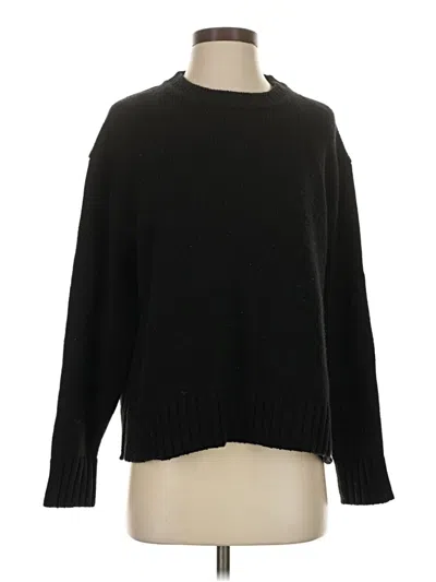 Pre-owned Zara Pullover Sweater In Black