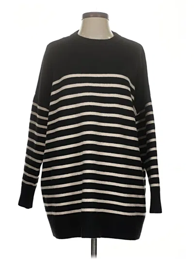 Pre-owned Zara Pullover Sweater In Black