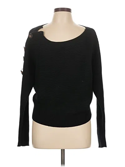 Pre-owned Zara Pullover Sweater In Black