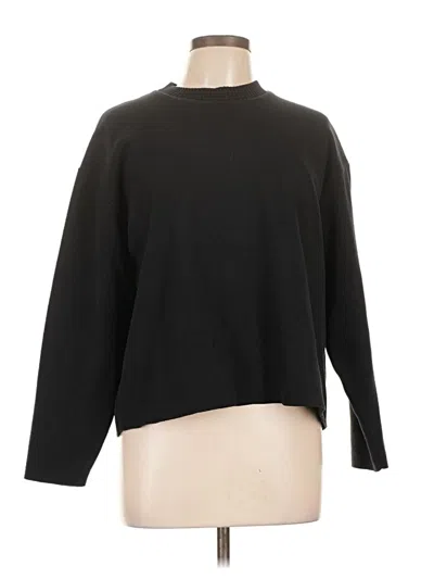 Pre-owned Zara Pullover Sweater In Black